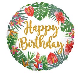 18&quot;PKG TROPICAL BIRTHDAY