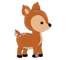 31&quot;PACKAGED WOODLAND DEER BALLOON