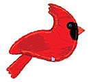 34&quot;PACKAGED RED CARDINAL SHAPE BALLOON
