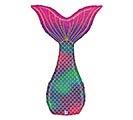 46&quot;PKG GLITTER MERMAID TAIL SHAPE