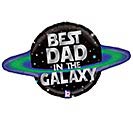31&quot;PKG GALACTIC BEST DAD BALLOON