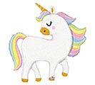 48&quot;PKG GLITER PASTEL UNICORN BALLOON