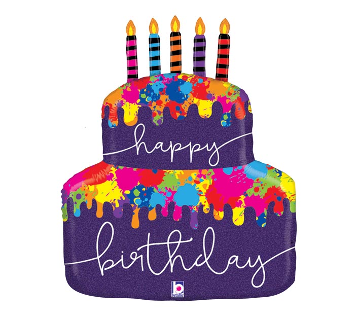 Celebrate Cake Balloon Shape