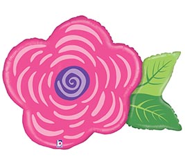 30&quot;PKG PINK FLOWER SHAPE