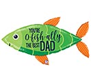 45&quot;PKG O&#39;FISHALLY BEST DAD SHAPE