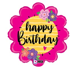 18&quot;PKG BIRTHDAY FLOWERS