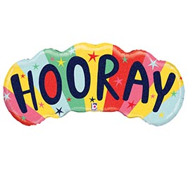 36&quot;PKG COLORFUL HOORAY
