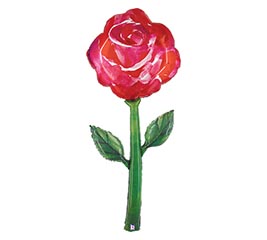 64&quot;PKG FRESH PICKS WATERCOLOR ROSE