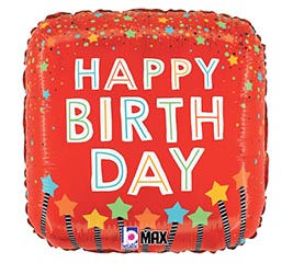 18&quot;PKG HBD CANDLES CONFETTI