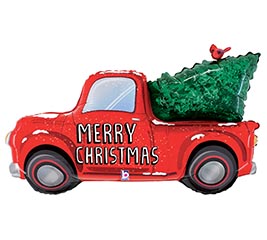 41&quot;PKG CHRISTMAS TRUCK SHAPE