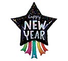 36&quot;PKG NEW YEAR STAR STREAMERS HOLOGRAPH