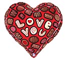 23&quot;PKG LOVE YOU CHOCOLATES HEART