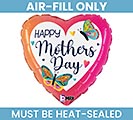 9&quot;FLAT HMD COLORFUL BUTTERFLIES