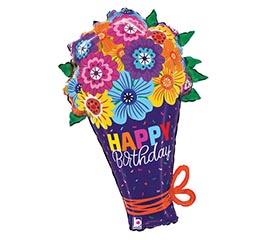 30&quot;PKG BOLD BLOOMS BIRTHDAY BOUQUET