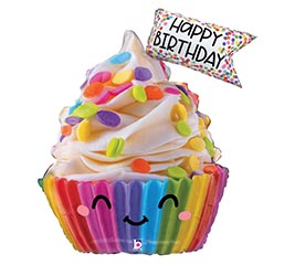 31&quot; PKG CUTE CUPCAKE SHAPE BALLOON