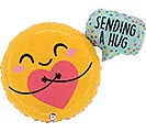31&quot; PKG SMILEY SENDING A HUG BALLOON