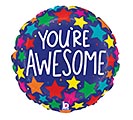 9&quot; INFLATED YOU&#39;RE AWESOME STARS MINI