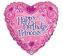 18&quot;PKG HBD PRINCESS