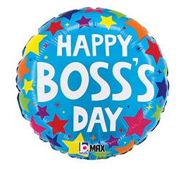 18&quot; BOSS&#39;S DAY STARS BALLOON