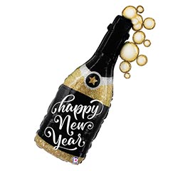 39&quot;PKG NEW YEAR CHAMPAGNE BUBBLES BOTTLE