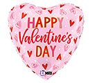 18&quot;HVD VALENTINE HEARTS PINK