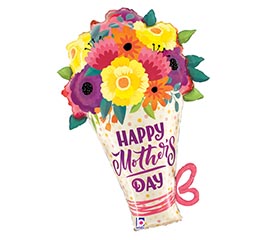 30&quot;PKG SATIN MOTHER&#39;S DAY BOUQUET SHAPE