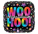 Related Product Image for 18&quot; WOO HOO CONGRATULATIONS SQUARE 