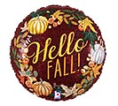Related Product Image for 18&quot; HELLO FALL WREATH GLITTER HOLOG 