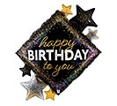 Customers also bought 38&quot;PKG METALLIC HBD DIAMOND GLTTR HOLOG product image 