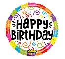 Related Product Image for 21&quot;PKG MIGHTY BIRTHDAY SWIRLS 