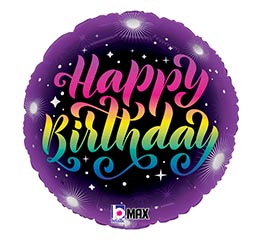 18&quot;PKG NEON BIRTHDAY