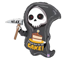 25&quot;PKG OTH GRIM REAPER CAKE SHAPE