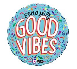 18&quot;PKG SENDING GOOD VIBES