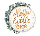 Related Product Image for 26&quot;PKG BBY HELLO EUCALYPTUS WREATH SHAPE 