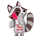 Customers also bought 32&quot; PKG STOLE MY HEART RACCOON VALENTINE product image 