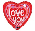 Related Product Image for 18&quot; HVD SMILEY LOVE HEARTS 