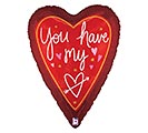 Related Product Image for 26&quot; PKG ELEGANT YOU HAVE MY HEART SHAPE 