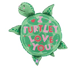 29&quot; PKG TURTLEY LOVE YOU SHAPE