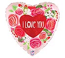 Customers also bought 18&quot; LOVE YOU ROSES GLITTER HOLOGRAPHIC product image 