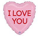 Customers also bought 9&quot; INFLATED CONVERSATION HEART PINK GRN product image 