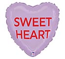 Customers also bought 9&quot; INFLATED CONVERSATION HEARTS PURPLE product image 