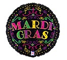 Customers also bought 18&quot; MARDI GRAS FILIGREE ROUND SHAPE product image 