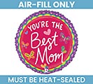 Related Product Image for 9&quot; FLAT BEST MOM BUTTERFLY HMD ROUND 