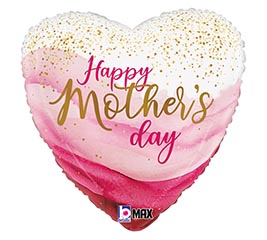 18" HMD PRETTY PINK MOTHER'S DAY HEART