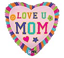 Customers also bought 18&quot; LOVE YOU MOM PATCHES HEART SHAPE product image 