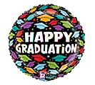 Related Product Image for 18&quot; GRA BRILLIANT GRADUATION HATS ROUND 