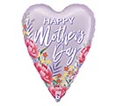 Related Product Image for 26&quot; PKG SATIN FLORAL MOTHER&#39;S DAY HEART 