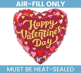 9&quot; HVD VALENTINE&#39;S DAY SPARKLES HEART