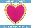 Related Product Image for 14&quot; FLAT GEN HEART PATCH MINI SHAPE 