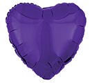 Related Product Image for 17&quot; METALLIC PURPLE HEART SHAPE 